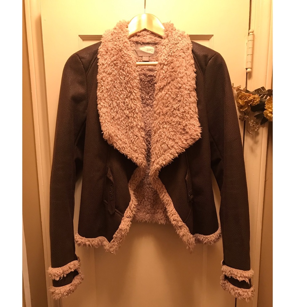 Shearling jacket from forever21